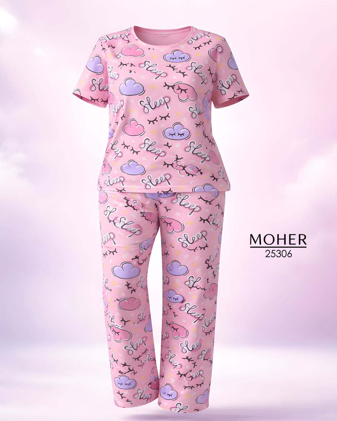 ست راحتی سایز بزرگ طرح sleep